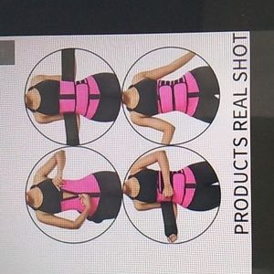 Olyrick New women's pink & black waist trainer size Medium